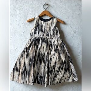 Stylish Black and Cream Kids Dress